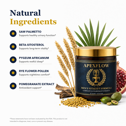 APEXFLOW natural ingredients