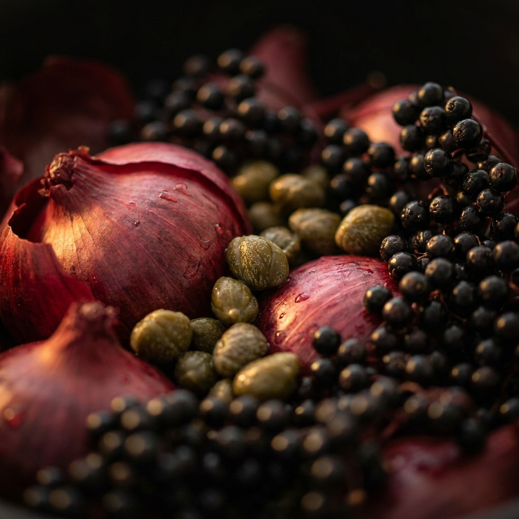 Plant sources of quercetin