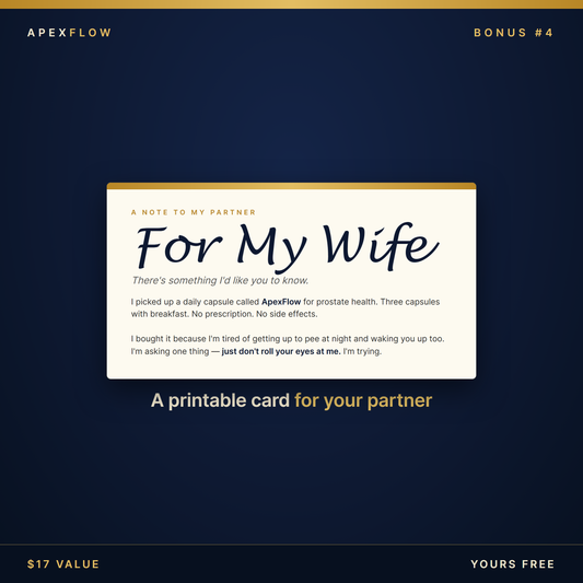 "For My Wife" Card ($17)